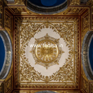 European Classic Ceiling False Ceiling For Living Room With Two Fans No-2197