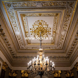 European Classic Ceiling Living Room Pvc Ceiling Design No-2204