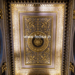 European Classic Ceiling Simple Plain False Ceiling Design No-2284