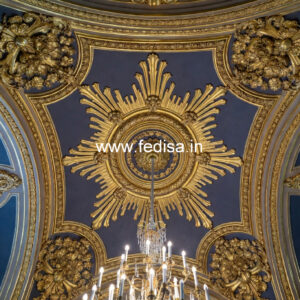 European Classic Ceiling Latest Pop Plus Minus Design For Bedroom No-2307