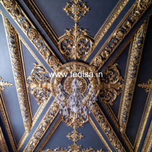European Classic Ceiling Pop Design For L Shaped Hall No-2353