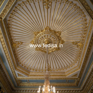 European Classic Ceiling Pop Design For Hall 12×12 No-2374