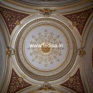 European Classic Ceiling Fall Ceiling Design Drawing Room No-2431