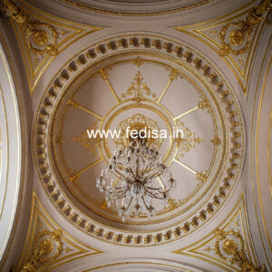 European Classic Ceiling Green Ceiling Design No-2494