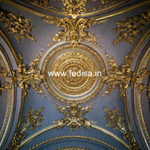 European Classic Ceiling High Ceiling House Interior Design No-2501