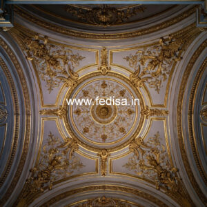 European Classic Ceiling Brown Ceiling Design No-2533