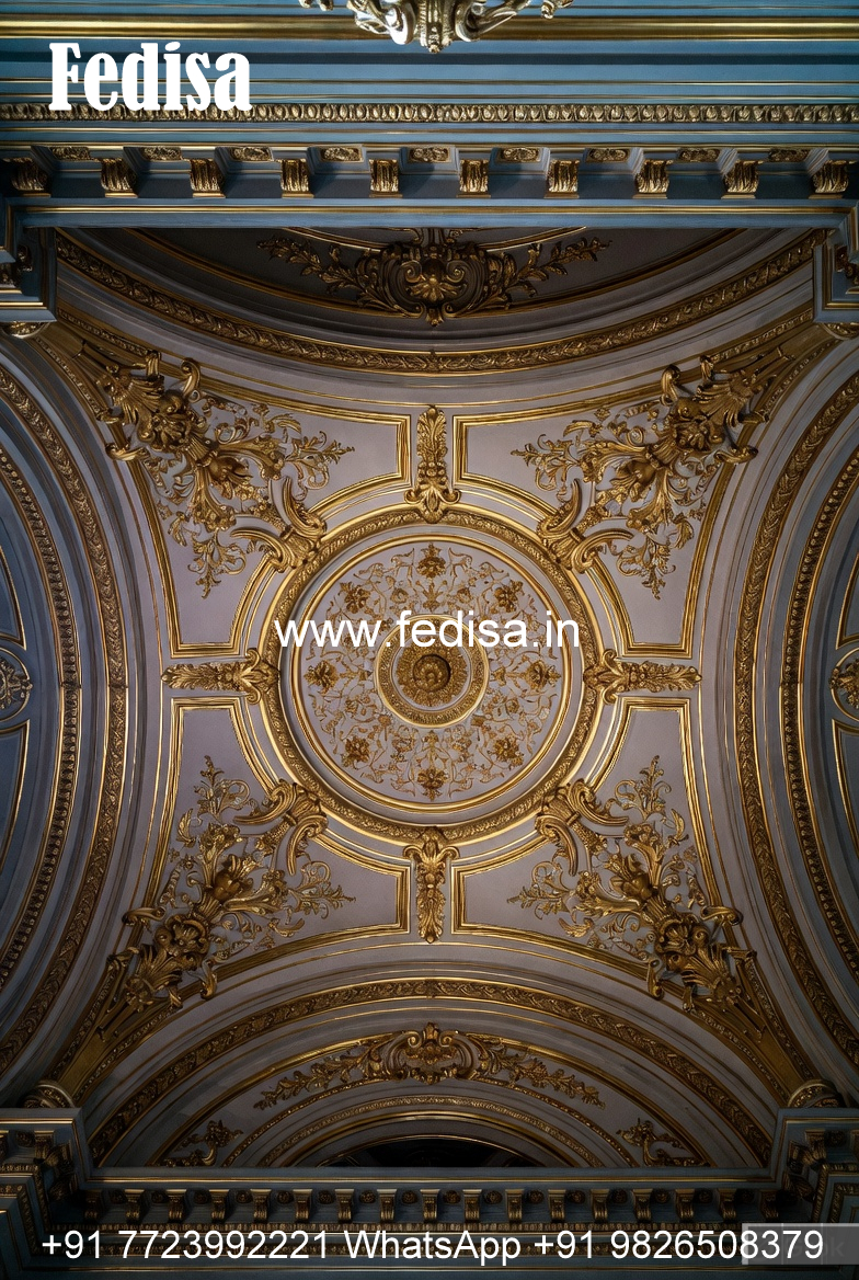 European Classic Ceiling Brown Ceiling Design No-2533