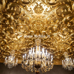 European Classic Ceiling Entrance Lobby Ceiling Design No-2535