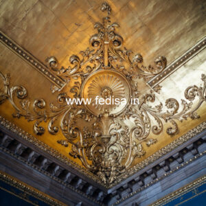 European Classic Ceiling Pop Design With Light No-2551