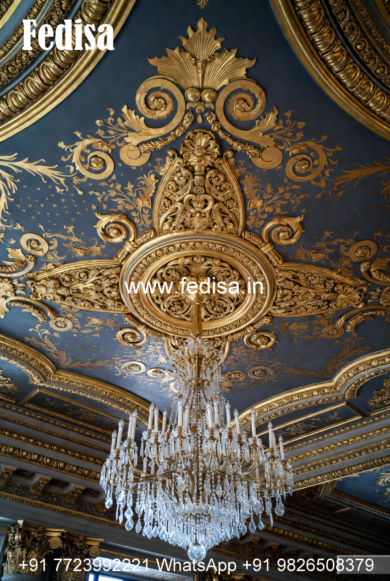 European Classic Ceiling Plus Minus Pop Design Bedroom No-2566