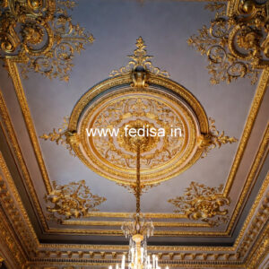 European Classic Ceiling Simple Gypsum Board Design No-2597