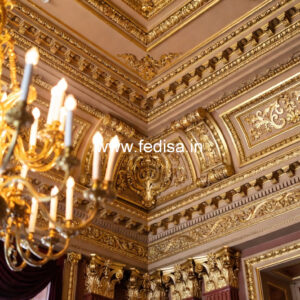 European Classic Ceiling Gypsum Ceiling Hall Design No-2666