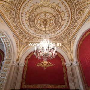 European Classic Ceiling Gypsum Sheet Ceiling Design No-2749