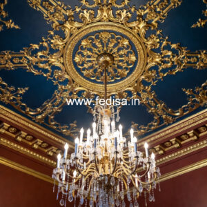 European Classic Ceiling Plaster Ceiling Lighting Design No-2793