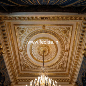 European Classic Ceiling False Ceiling With 2 Fans No-2940