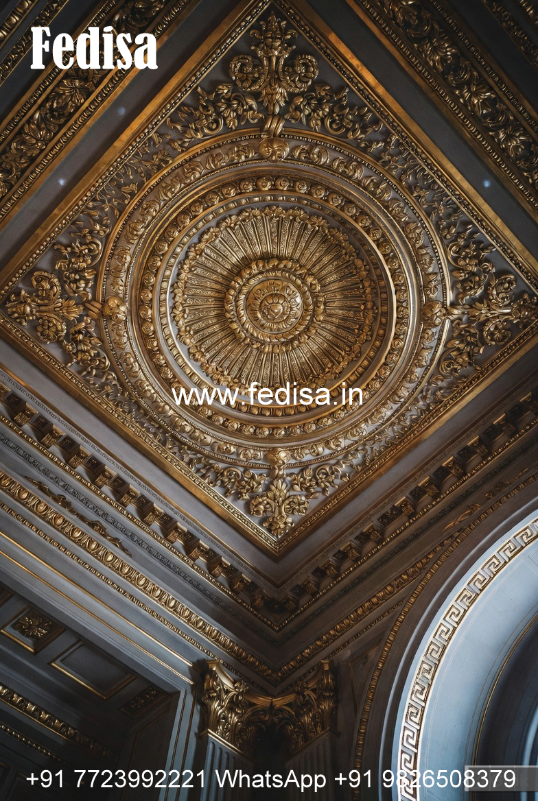 European Classic Ceiling False Ceiling For Small Living Room No-2960