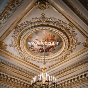 European Classic Ceiling Double Fan False Ceiling No-2979