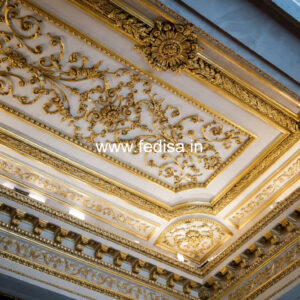 European Classic Ceiling False Beams Vaulted Ceiling No-3065
