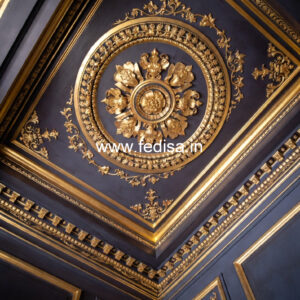European Classic Ceiling Wooden False Ceiling For Bedroom No-3115