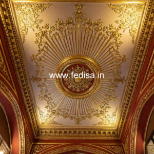 European Classic Ceiling False Ceiling With Wardrobe No-3181