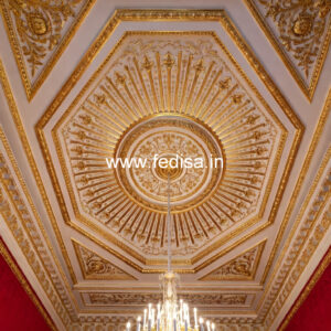 European Classic Ceiling Gypsum False Ceiling Bedroom No-3322