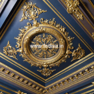 European Classic Ceiling False Ceiling For Rectangular Bedroom No-3340