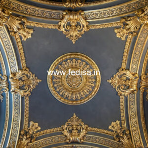 European Classic Ceiling Main Hall Fall Ceiling Design No-3427
