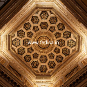 European Classic Ceiling Plus Minus Pop Design With Color No-3501