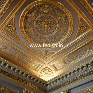 European Classic Ceiling Pop Ceiling Design For Bedroom No-3519