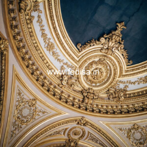 European Classic Ceiling Pop False Ceiling Design For Bedroom No-3554