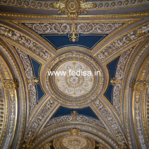 European Classic Ceiling Balcony False Ceiling Design No-3593