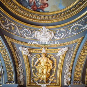 European Classic Ceiling Pop Ceiling Design For Living Room No-3620