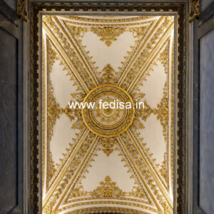 European Classic Ceiling Bedroom Modern Pop Plus Minus Design No-3661