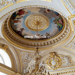 European Classic Ceiling Pop Color Design For Hall No-3716