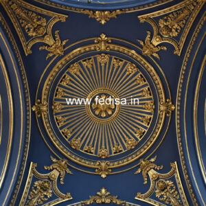 European Classic Ceiling Pop Design For Lobby Two Fan No-3752