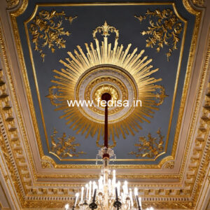 European Classic Ceiling Double Fan Ceiling Design No-3769