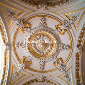 European Classic Ceiling Plain Pop Design No-3809