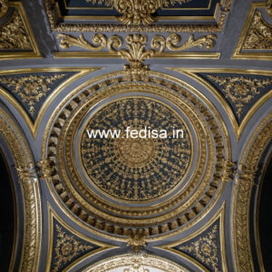 European Classic Ceiling Pop Design For Bedroom With Fan No-3852