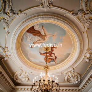European Classic Ceiling Ceiling Design With Cement No-3947