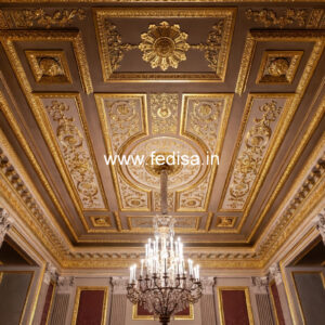 European Classic Ceiling Pop Design For Rectangular Hall No-4002