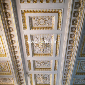 Carved Ceiling Design Pop Design Simple No-011