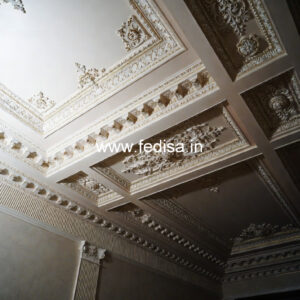 Carved Ceiling Design False Ceiling Design For Hall No-016