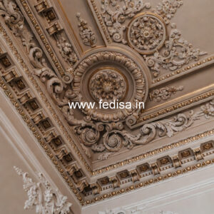 Carved Ceiling Design Main Hall Fall Ceiling Design No-034
