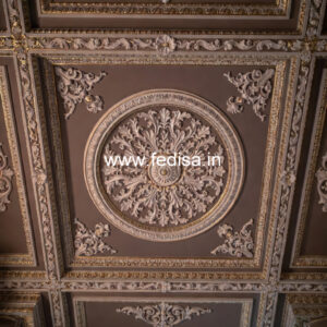 Carved Ceiling Design Simple False Ceiling Design No-052