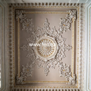 Carved Ceiling Design Bedroom False Ceiling No. 065