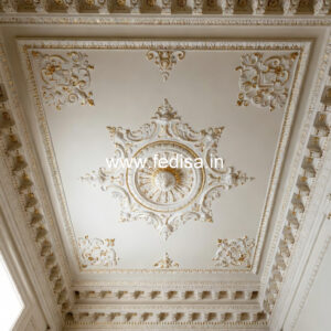 Carved Ceiling Design Simple False Ceiling No-149