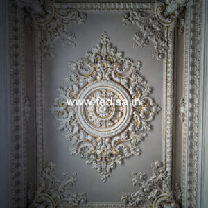 Carved Ceiling Design Dining Room Ceiling Design No-196