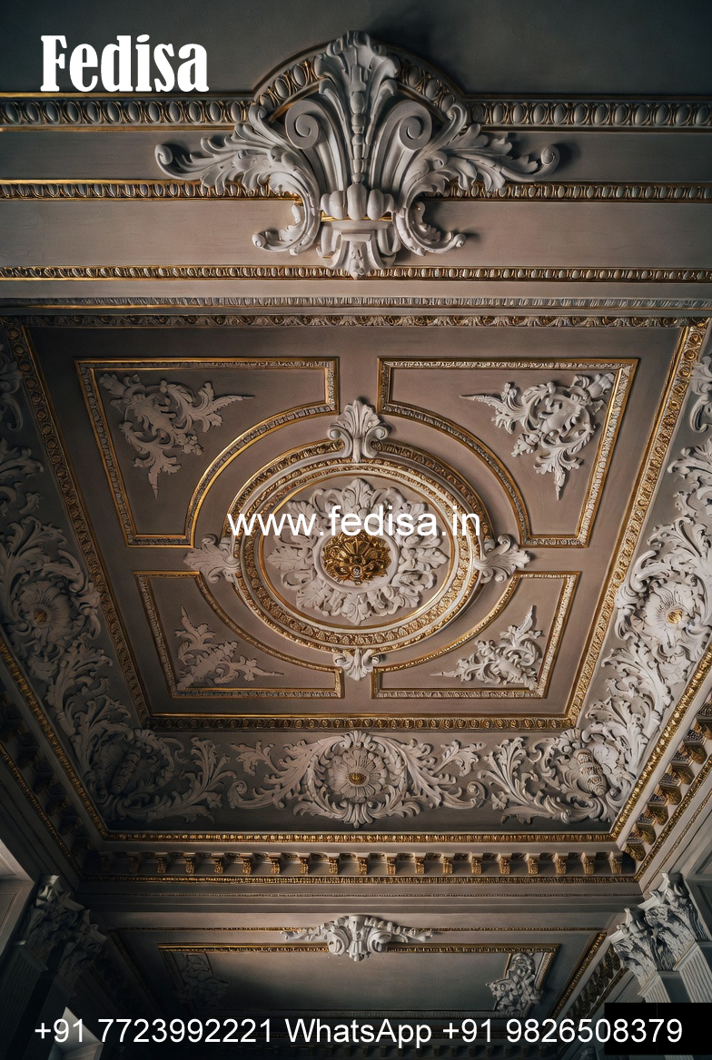 Carved Ceiling Design Pop False Ceiling Design For Bedroom No-245