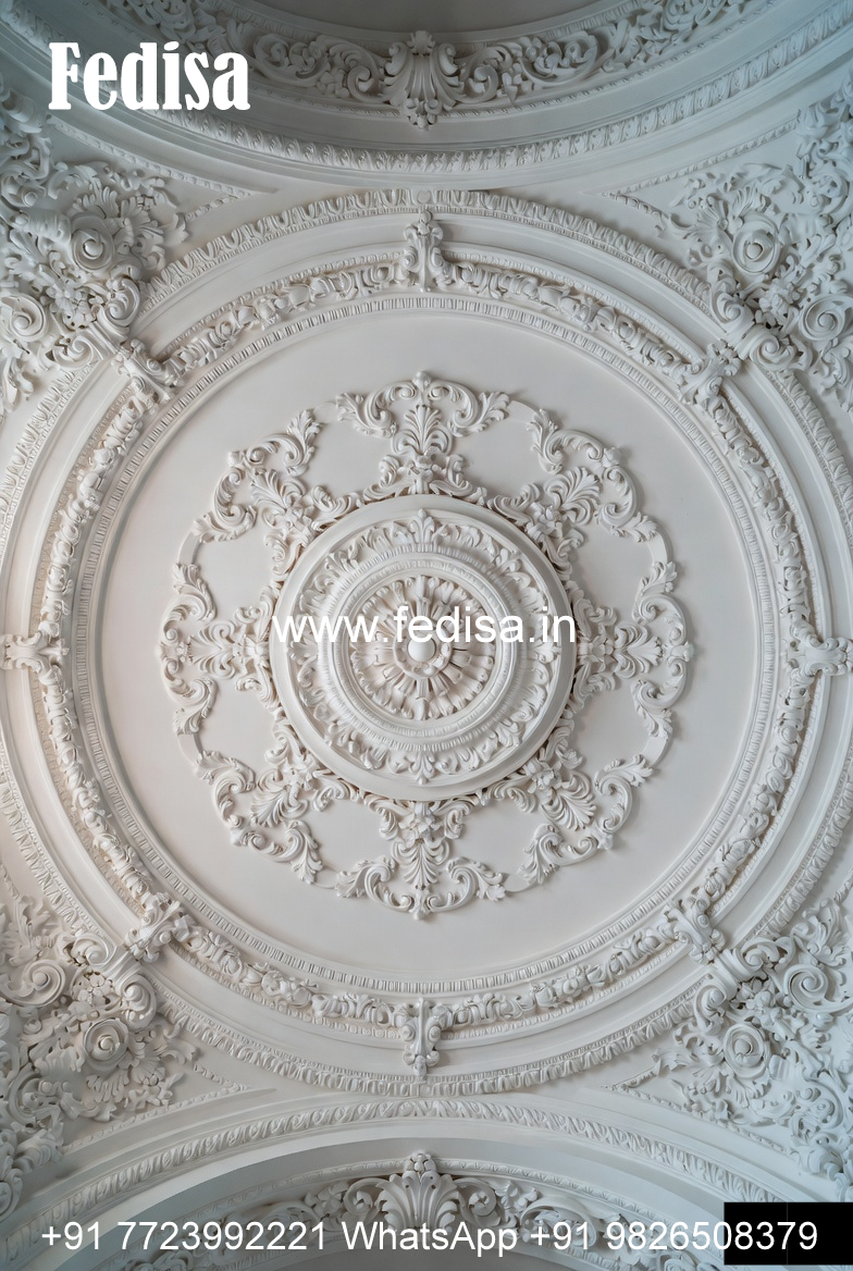 Carved Ceiling Design Pop Ceiling Color No-252