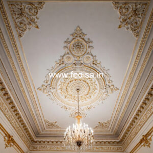 Carved Ceiling Design Balcony False Ceiling Design No-321